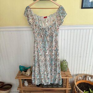Floral Off-Shoulder Midi Dress By JuCunDa